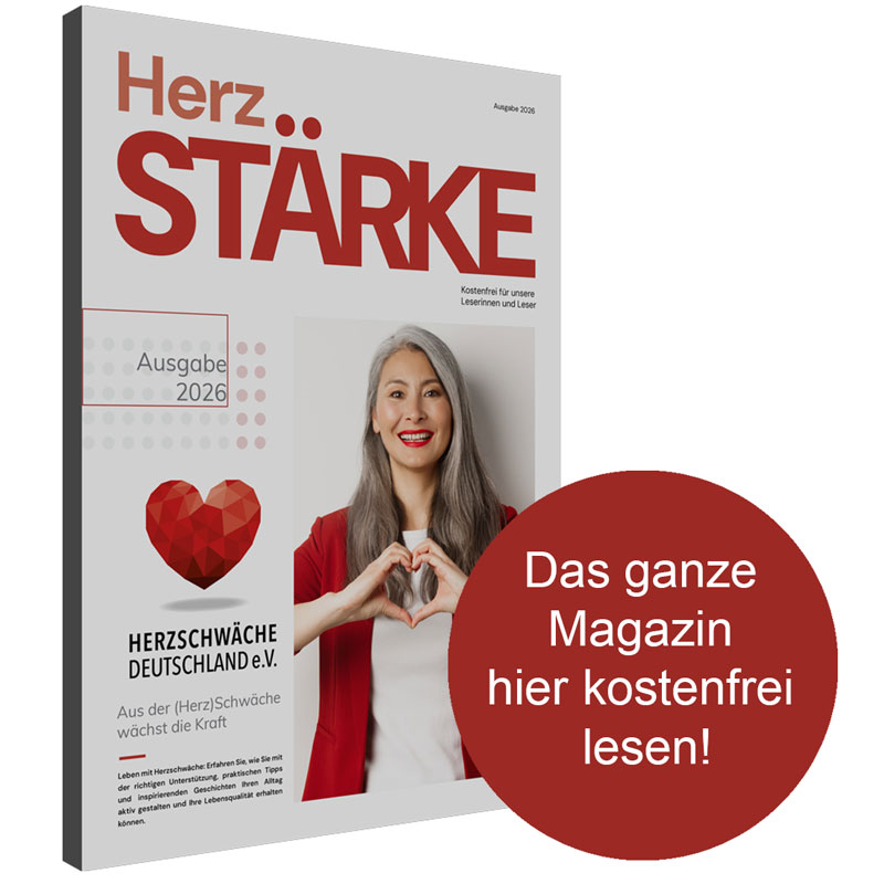 HERZSTÄRKE Magazin von Herzschwäche Deutschland e. V.